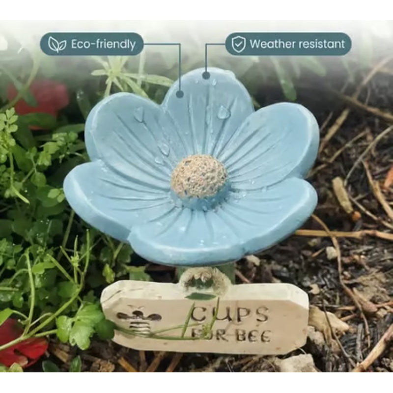 🌸Flower-shaped resin bee watering station🐝💧