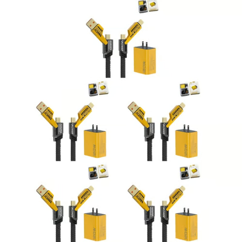 120W Dual USB & Dual Type-C Fast Charger