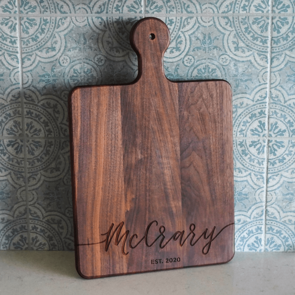 1pc Walnut Charcuterie Board Personalized\u002FCustomized\u002FMother's Day Gift\u002FWedding Gift\u002FGift for Couple\u002FAnniversary Gift\u002FHousewarming Gift\u002FEngagement Gift\u002FBridal Shower Gift