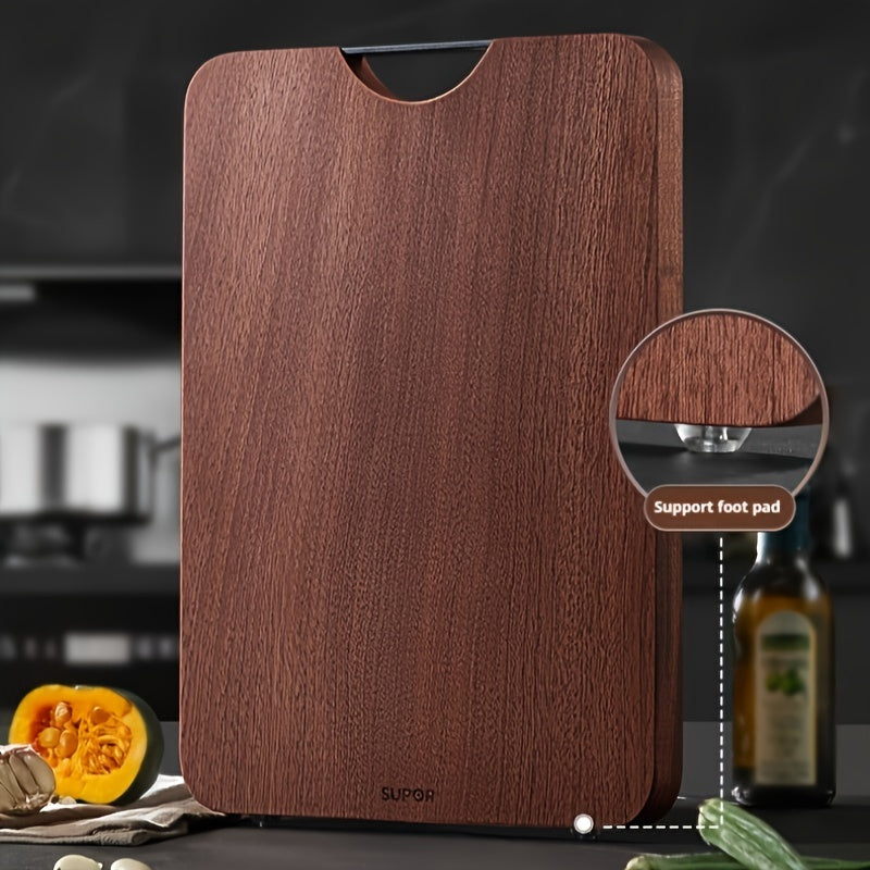 SUPOR Ebony Chopping BoardThickened Natural Wood Chopping BoardCan be Chopped Bone Solid Wood BoardDomestic Rolling BoardCutting Board 34cm W342425AB1