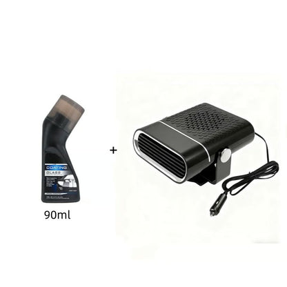 2-in-1 Portable Car Heater with 360° Rotation