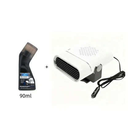 2-in-1 Portable Car Heater with 360° Rotation