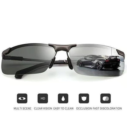 🥳2026 HOT SALE🥳💞50K+ SOLD!🕶️🌦️ Upgraded Photochromic Lenses 50% OFF! Anti-glare polarization meets smart light adaptation. A stylish, intelligent choice for your eyes. 💎😎