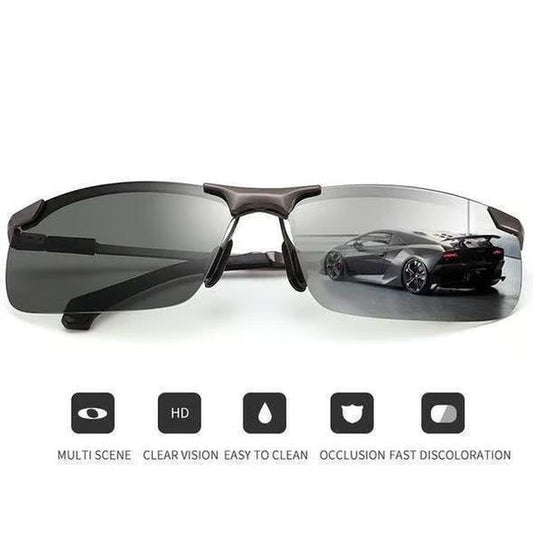 🥳2026 HOT SALE🥳💞50K+ SOLD!🕶️🌦️ Upgraded Photochromic Lenses 50% OFF! Anti-glare polarization meets smart light adaptation. A stylish, intelligent choice for your eyes. 💎😎