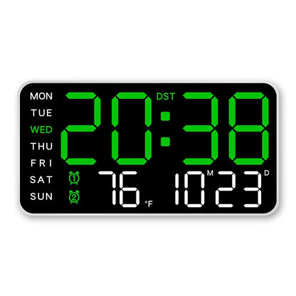 📢📢49% OFF!! ⏰Multifunctional decorative LED digital wall clock, the limitless digital clock for the modern Norwegian home