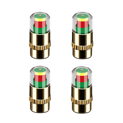 🔥 4Pcs Car Tire Pressure Monitor Valve Stem Caps