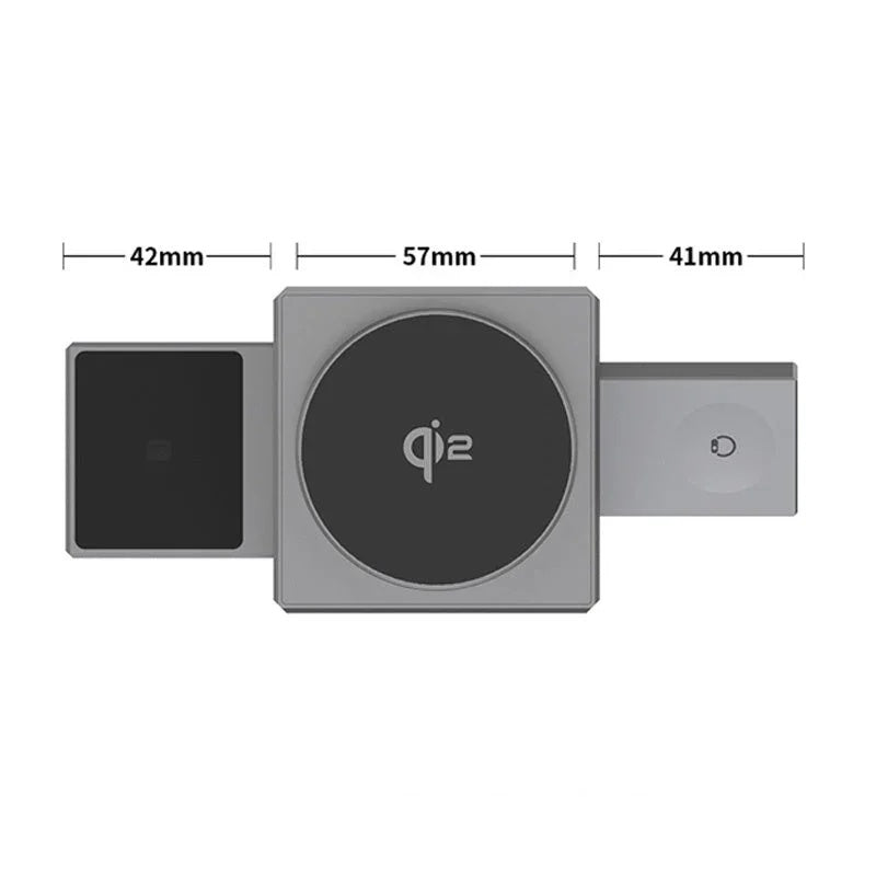 58 % OFF🔥Hot Sale Offers-3-in-1 Foldable Magnetic Wireless Charging Station