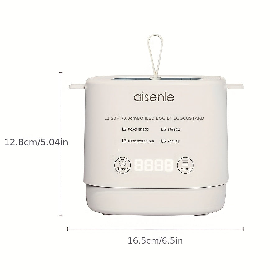 Multifunctional Electric Steamer with US Plug • Automatic Shut-Off Function • Compact Breakfast Appliance for Steaming Eggs