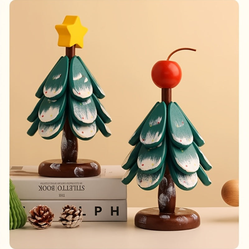 3-Pack Wooden Tree Tripod Trivet - Heat-Resistant Pot Holder, Durable Kitchen Accessory For Hot Dishes, Teapots, Jewelry Display. Solid Wood Design With Sturdy Base. Ideal For Home, Restaurant, Or As Decorative Ornament For Christmas Trees.