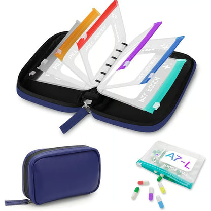 🔥💊A8 Waterproof Pill Case Set – For 7 to 14 days of medication & vitamins 💧Waterproof & shatterproof