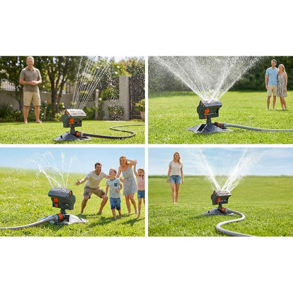 Adjustable Oscillating Sprinkler Wide Coverage