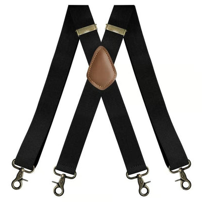🧵 Adjustable X-Back Suspenders | For Work Wear