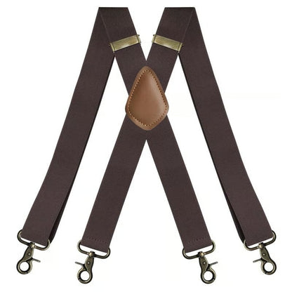🧵 Adjustable X-Back Suspenders | For Work Wear