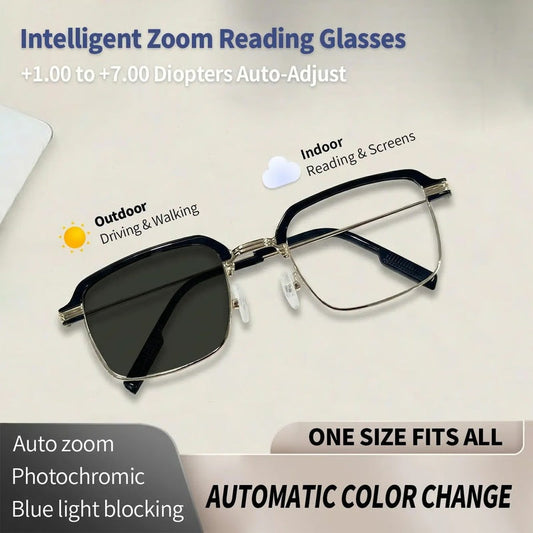 auto adjusting hd reading glasses