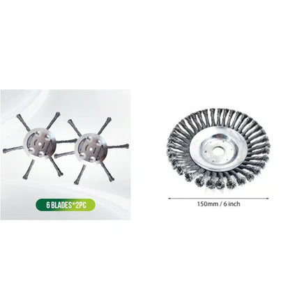 🔥Buy More Save More String🌿Trimmer Replacement Head,Steel Wire Grass Cutting Head