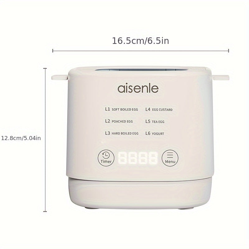 Multifunctional Electric Steamer with US Plug • Automatic Shut-Off Function • Compact Breakfast Appliance for Steaming Eggs