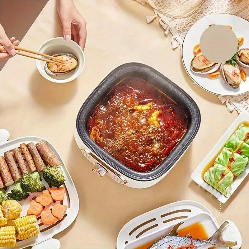2-Tier Multifunctional Electric Steamer & Hot Pot 2-in-1(Note:stainless Steel Steaming Rack Version Is Currently Sold Out. We Will Ship The PP Steaming Rack Version Instead. Please Make Your Purchase Decision Accordingly)