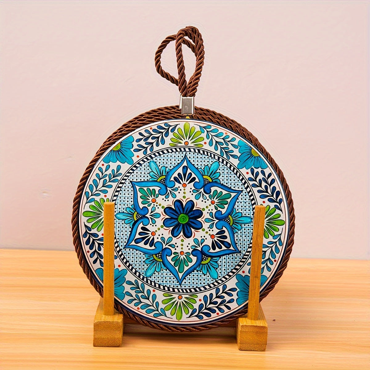 3pcs Ceramic Insulation Mat, Household Anti Scalding Table Mat, Pot Mat, Anti Heat And Oil Mat, Cup Mat, Plate Mat, And Meal Mat