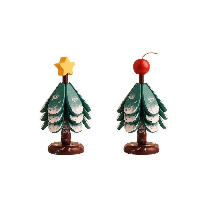 3-Pack Wooden Tree Tripod Trivet - Heat-Resistant Pot Holder, Durable Kitchen Accessory For Hot Dishes, Teapots, Jewelry Display. Solid Wood Design With Sturdy Base. Ideal For Home, Restaurant, Or As Decorative Ornament For Christmas Trees.