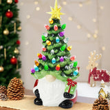 DIY Christmas Tree Lighted Christmas Gnome