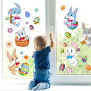 Easter Bunny Egg Wall Stickers 2 Sheets