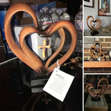 Easter Jesus Entwined Hearts Cross Style 1