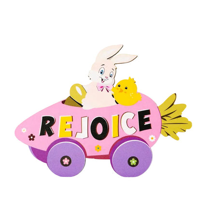 Easter Wooden Letter Ornaments