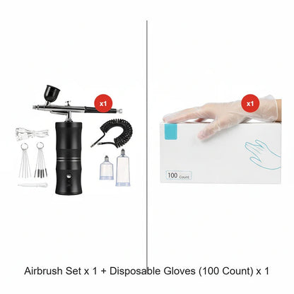 Electric Airbrush Kit with Compressor