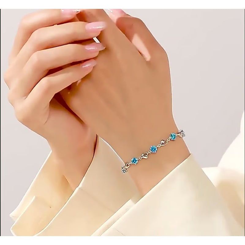 ✨Elegant Sparkling Lucky Clover Bracelet🍀