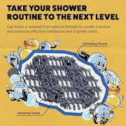 Exfoliating Shower Bath Towel