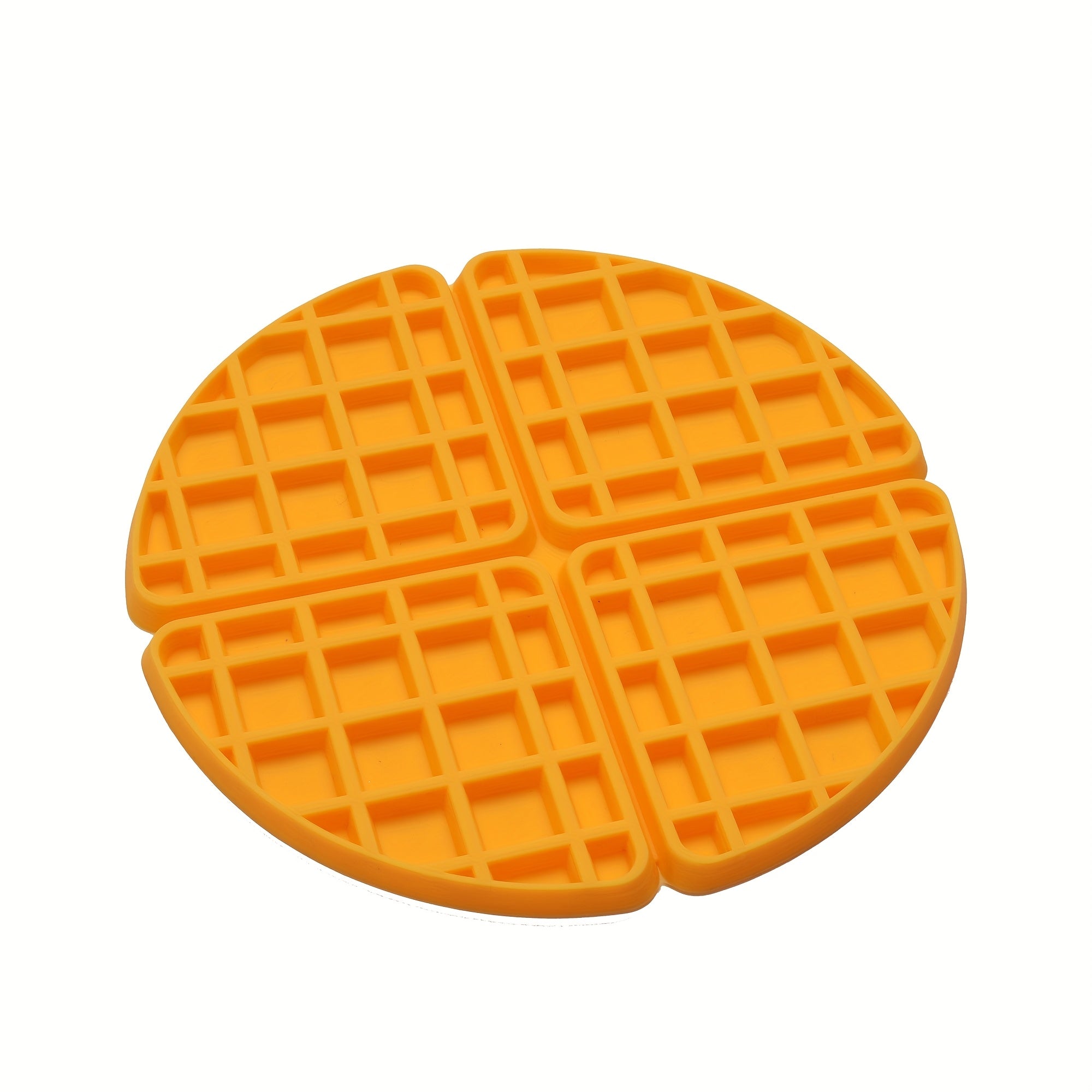 1pc Thickened Non-Slip Silicone Insulation Coaster & Pot Holder - Waffle & Heart Pattern Heatproof Pads, Square Kitchen Stove Burn for Hot Pots, Pans, Dishes ( for \u002F \u002F Metal)