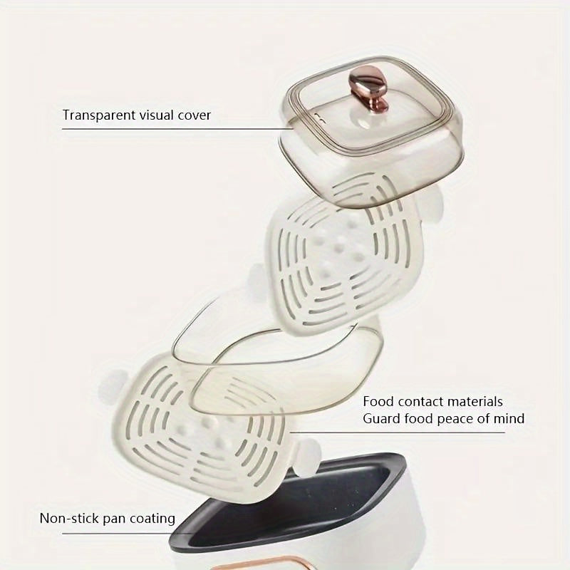 2-Tier Multifunctional Electric Steamer & Hot Pot 2-in-1(Note:stainless Steel Steaming Rack Version Is Currently Sold Out. We Will Ship The PP Steaming Rack Version Instead. Please Make Your Purchase Decision Accordingly)