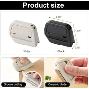 🏆Flash Sale⚡ 50K+ SOLD! Almost Gone-💥Magnetic Retractable Box Cutter - Safety Lock Utility Knife with Built-in Magnet for Easy Storage & Quick Access