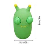 Funny Grass Worm Pinch Toy