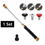 Garden Hose Nozzle High-Pressure Washer with 3 High-Pressure Nozzles Style 2