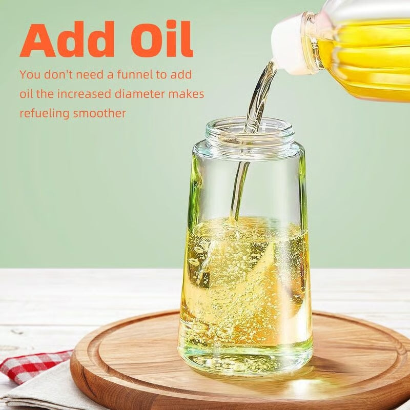 🎁HOT SALE💕2 in 1 Glass Oil Sprayer & Dispenser🔥