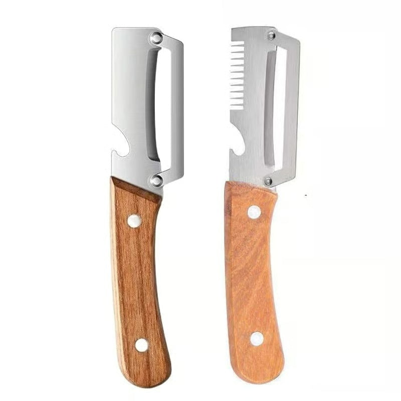 Kitchen Multi-Function Stainless Steel Thickened Fruit Peeler Knife