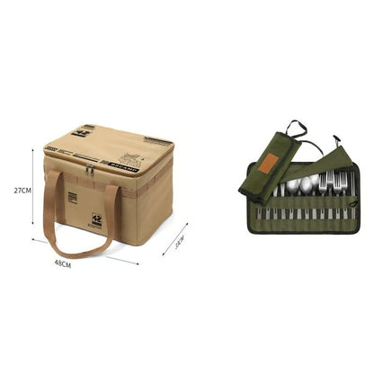 🔥Large Capacity Outdoor Folding Storage Bag Waterproof Portable Camping & Picnic Organizer