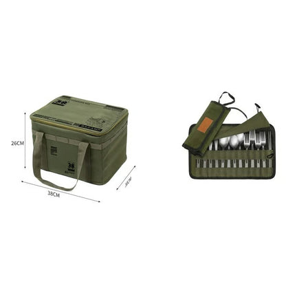🔥Large Capacity Outdoor Folding Storage Bag Waterproof Portable Camping & Picnic Organizer