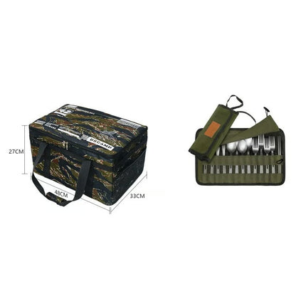 🔥Large Capacity Outdoor Folding Storage Bag Waterproof Portable Camping & Picnic Organizer