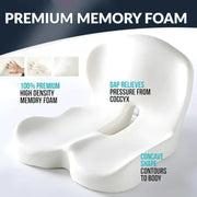 🎁Limited sale 50% discount🎁【Ergonomic design】Non-Slip Memory Foam Seat 💕For the most comfortable driving💕