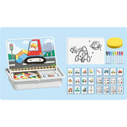 Magnetic Puzzles Face Dress Up Travel Game Double Side Preschool Educational Learning Toy for Kids