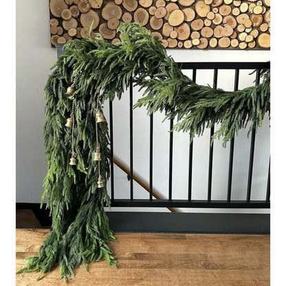 ✨Natural Christmas Greenery - Norfolk Pine Garland🌲