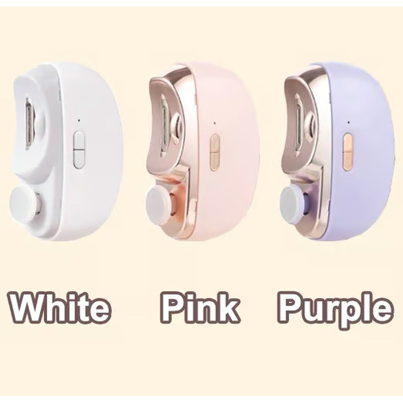 🎁 Perfect for All Ages 👵👶 3-in-1 Automatic Electric Nail Clipper with Polishing - 🌟Safe & Convenient🌟