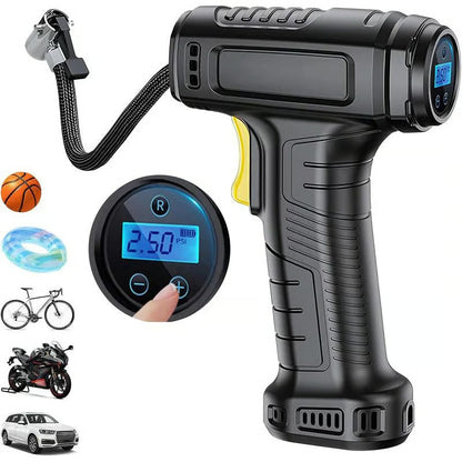 Portable Cordless Air Compressor with Digital Display