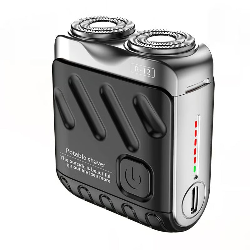 💥Portable Rotary Dual Ring Electric Shaver