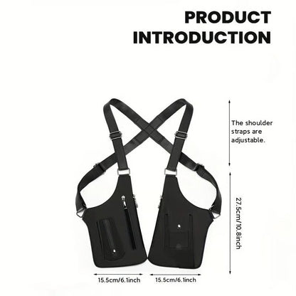 Premium Leather Adjustable Underarm Shoulder Bag for Men & Women