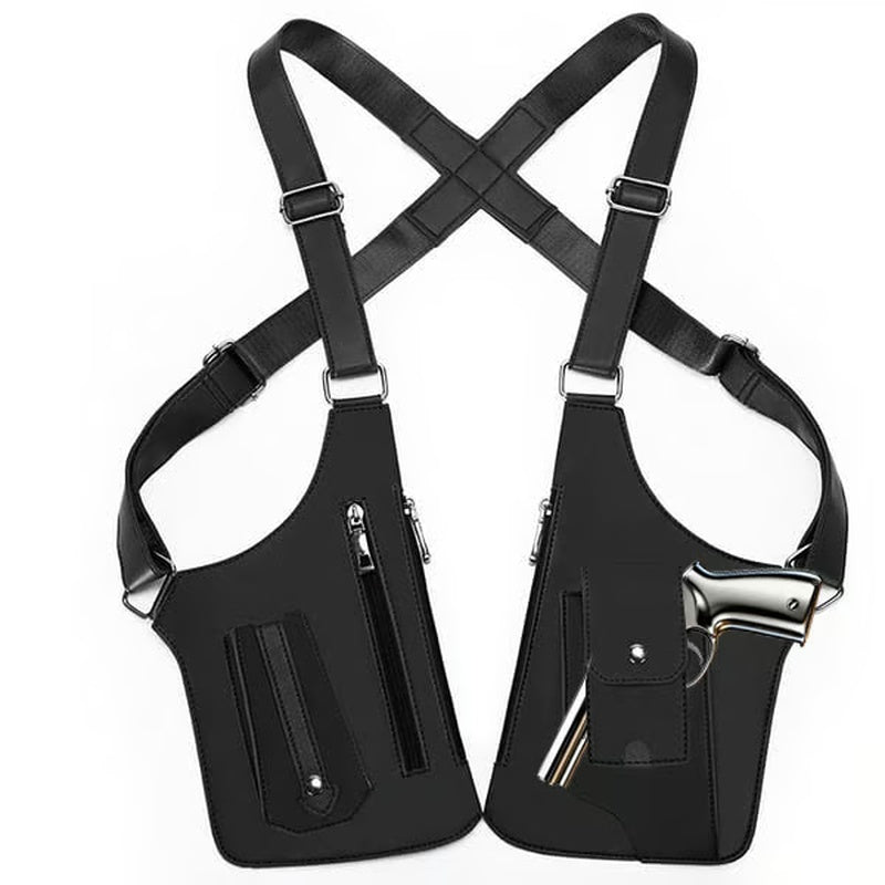 Premium Leather Adjustable Underarm Shoulder Bag for Men & Women