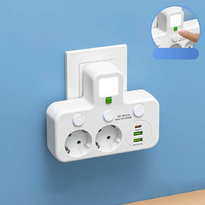 Smart Power Strip with USB Ports