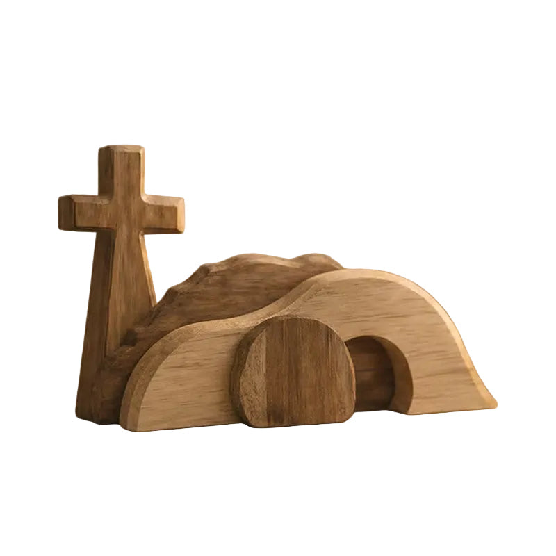 🔥 The Wooden Resurrection Cross & Empty Tomb That Reminds Your Family What Easter Is Really About